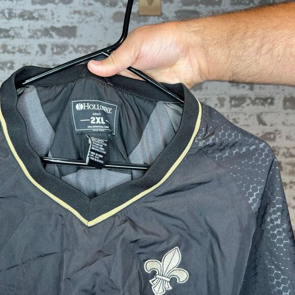 Holloway New Orleans saints windbreaker pullover - Picture 3 of 5